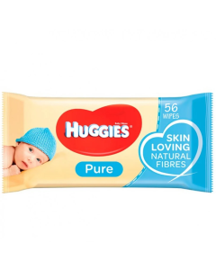 Huggies Baby Wipes Pure 56 Pieces