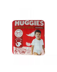Huggies Extra Care 4in1 Diapers Size 6 28 Diapers