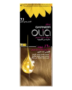 Garnier Olia Hair Dye 7.1 Dark ASH Blonde