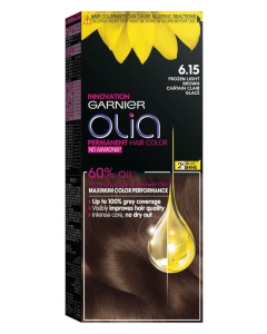 غارنييه أوليا صبغة شعر 6.15  بني فاتح مجمد