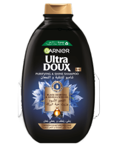 Garnier Ultra Doux Black Charcoal & Nigella Seed Oil Shampoo 600ml