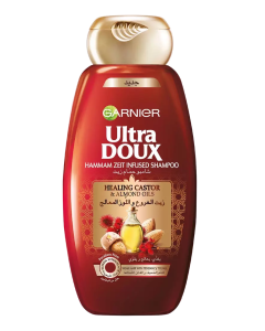 Garnier Ultra Doux Shampoo With Castor And Almond Oils 600ml