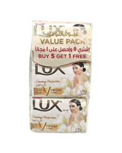 Lux Soap Bar Creamy Perfection 85g 6 Pieces