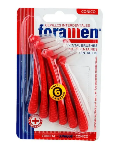 Foramen Conical Interdental Brush 6 pieces