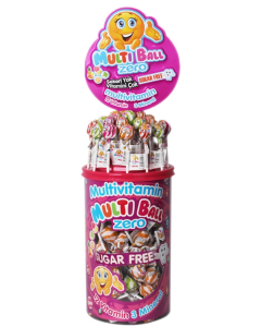 Multiball Multivitamin Lollipops Zero Sugar 150 Piece