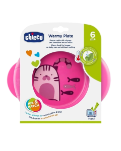 Chicco Warmy Plate +6M Pink
