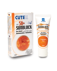 مختبرات ألفايصل كريم كيوتيل واقي شمس +SPF50 بعبوة 50 مل