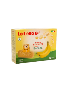 Lo Bello Baby Biscuits Banana 200g