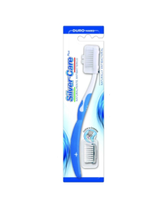 سيلفر كير ذات الرأسين فرشاة أسنان صلبة