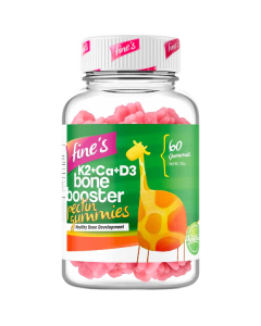 Fine's K2+Ca+D3 Bone Booster 60 Gummies
