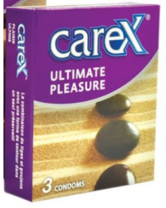 Carex Ultimate Pleasure Condoms 3 Pieces