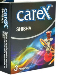 Carex Shisha Flavored Condoms 3 Pieces