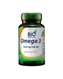 Bio Energy Tech Omega 3 Softgels 1200mg 80 Softgels
