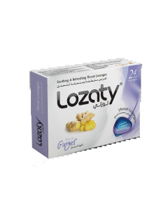Lozaty Throat Ginger Flavor 24 Lozenges