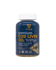 VitaJoy Cod Liver Oil 120 Softgels