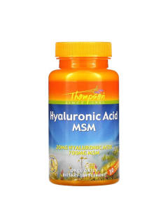 Thompson Hyaluronic Acid MSM 20mg/700mg 30 Capsules