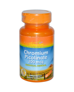 Thompson Chromium Picolinate 200mcg 60 Tablets