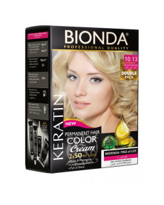 بيوندا صبغة شعر دائمة 10.13 أشقر ذهبي فاتح عبوتان 50 مل