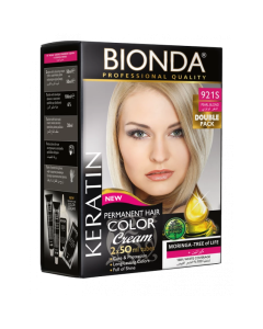 بيوندا صبغة شعر دائمة 9.21S بلوند لؤلؤي عبوتان 50 مل