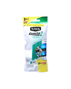 Schick Exacta 2 Sensitive Razor 2+1 Free