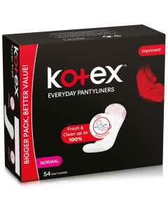 كوتيكس فوط يومية عادية 54 قطعة