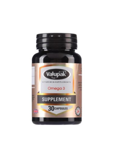 Valupak Omega 3 Fish Oil 1000mg 30 Capsules