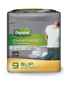 Depend Male Underwear For Men L/XL 9 Pants