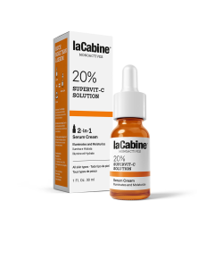 لاكابين 20% محلول فيتامين سي سوبر 2في1 سيروم كريم 30مل
