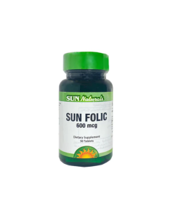 Sun Naturals Sun Folic 600mcg 30 Tablets
