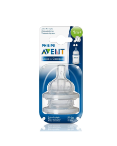 Philips Avent Anti-Colic Teat 1m+ 2 Pcs
