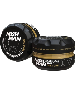 Nish Man Hair Styling Wax Gold One 150ml
