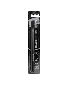 R.O.C.S. Black Edition Medium Toothbrush
