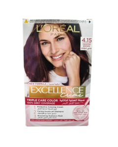 L’Oreal Paris Excellence Hair Color 4.15 Frosted Brown