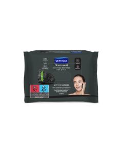 Septona Daily Clean Charcoal Facial Wipes