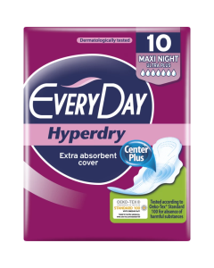 Everyday Hyperdry Maxi Night 10 Pads
