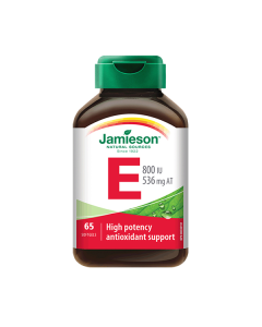 Jamieson Vitamin E 800 IU 65 Softgel Capsules