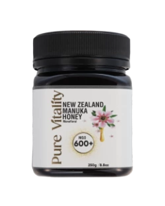 Pure Vitality New Zealand Manuka Honey MGO600+ 250g