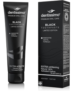 Dentissimo Extra Whitening Black Toothpaste 75ml