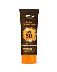 واو سكين ساينس تنتيد كريم واقي شمس SPF50 غير لامع 80مل