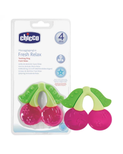 Chicco Fresh Relax 4M+ Cherry Teething Ring