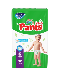 Fine Baby Pants 6 Junior +15kg Pants 4x32 Pcs