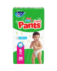 Fine Baby Pants 5 Maxi 12-17Kg Pants 4x36 Pcs