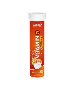 Maddox Vitamin C 1000mg 20 Effervescent Tablet