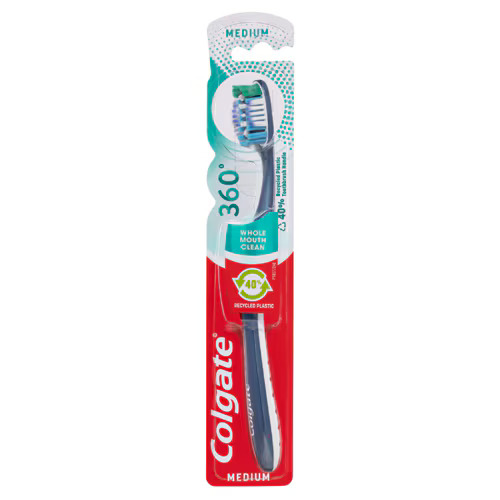 Colgate 360 Whole Mouth Clean Medium Toothbrush