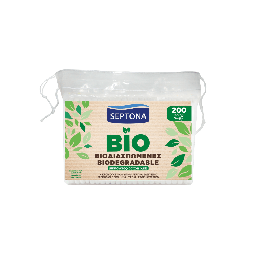 Septona Biodegradable Cotton Buds 200 Pcs