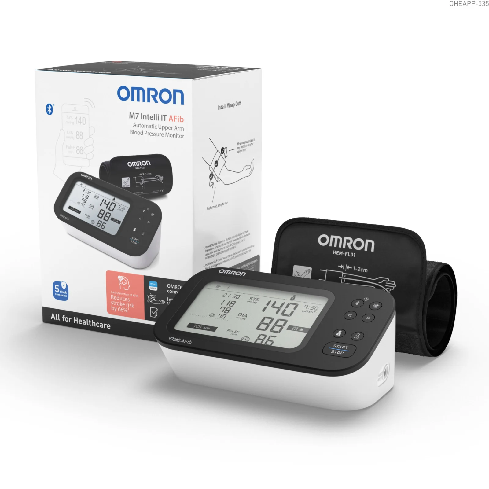 OMRON M7 Intelli IT AFib Automatic Upper Arm Blood Pressure Monitor