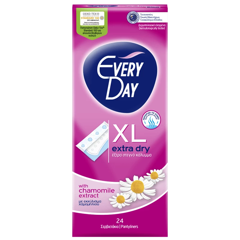 Everyday Extra Dry Extra Long (XL) 24 Pantyliners