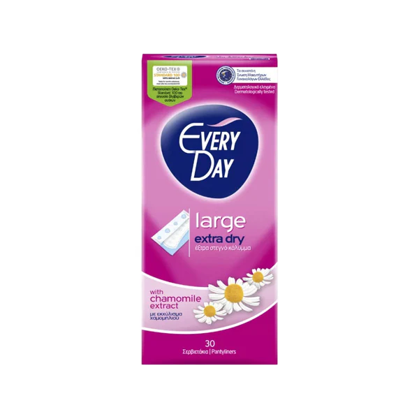 Everyday Extra Dry Large 30 Pantyliners