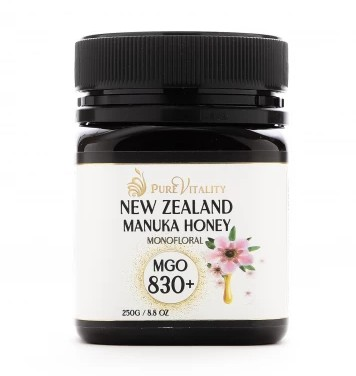 Pure Vitality New Zealand Manuka Honey MGO830+ 250g