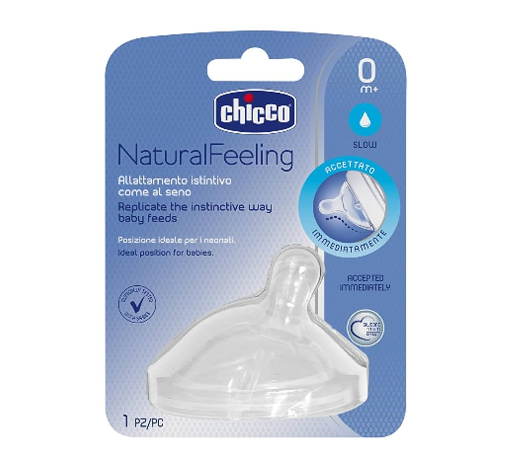 Chicco Natural Feeling Teat 0M+ Regular Flow